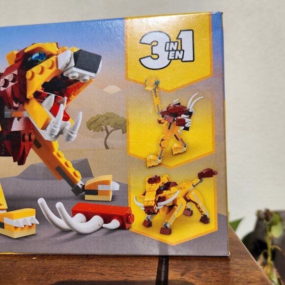 NEW LEGO Creator 3 in 1 Lion King Ostrich Warthog Easter Basket Gift Brand new S - Picture 3 of 7